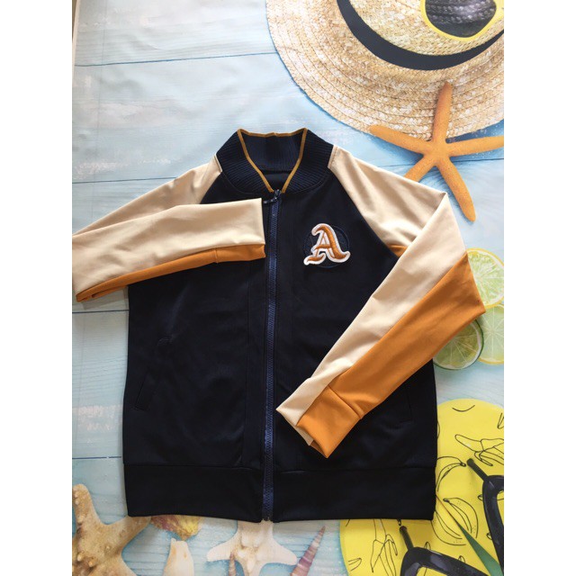 [Mã WASTMAY giảm 15% tối đa 30K đơn 150K] Áo khoác bomber tay phối cam trẻ trung cá tính | BigBuy360 - bigbuy360.vn