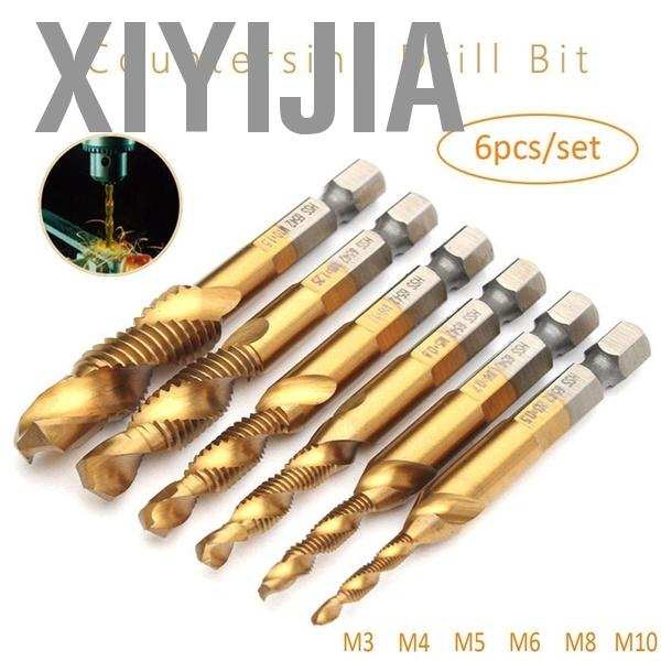 Bộ 6 Mũi Khoan Kim Loại Phủ Titan M3-M10 Ark Cao Cấp