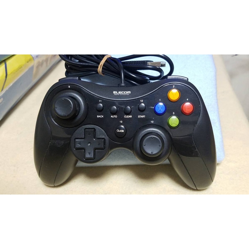 Tay Cầm Game hãng Elecom dành cho PC chơi GameRetro giả lập PS1 PS2 giá rẻ. Hàng đã qua sử dụng.