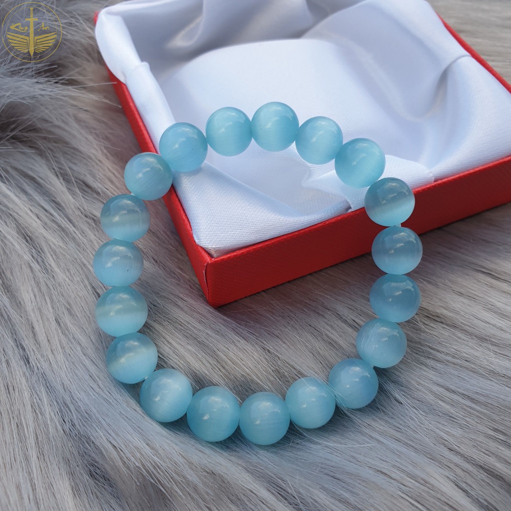 Vòng tay đá mắt mèo  nhiều màu