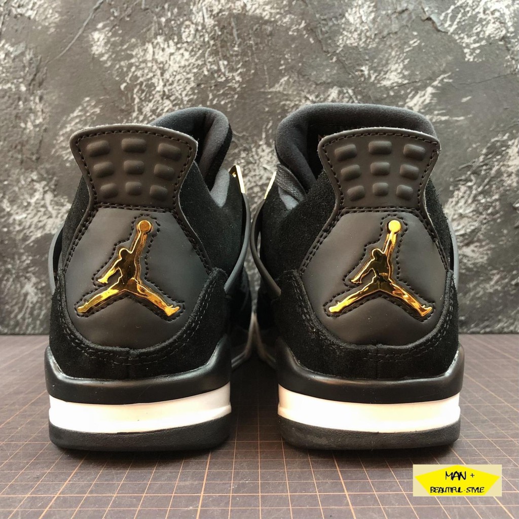 Giày thể thao AIR JORDAN 4 Retro Pure money đen