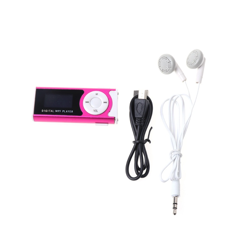 Máy Nghe Nhạc Mp3 Mini 32gb Hỗ Trợ Thẻ Nhớ Micro Sd Tf