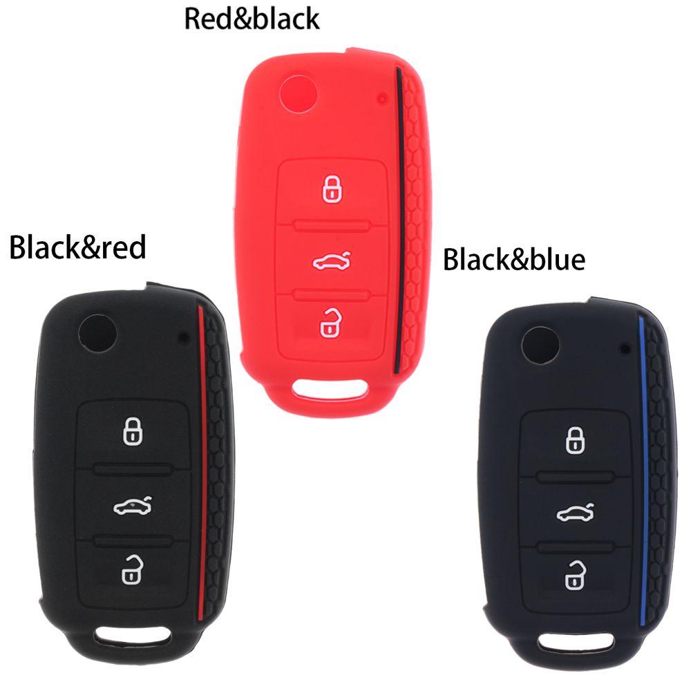 WONDER Vỏ Silicon Mềm Bảo Vệ Chìa Khóa Xe Hơi VW Golf Polo