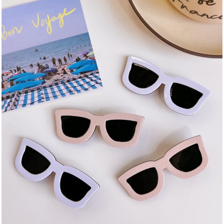 ✨✨Kẹp Tóc Hình Mắt Kính Dễ Thương Phong Cách Nhật Hàn