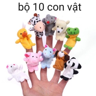 Sét 10 Rối ngón các con vật