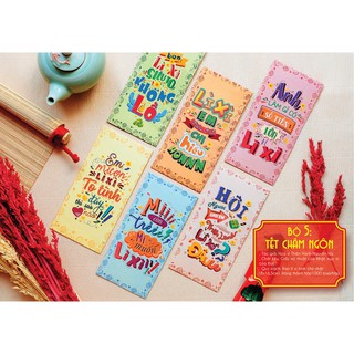 Bao lì xì tết năm 2023 xấp 6 cái giấy Kraft Nhật đẹp, giá rẻ (Nhiều mẫu)