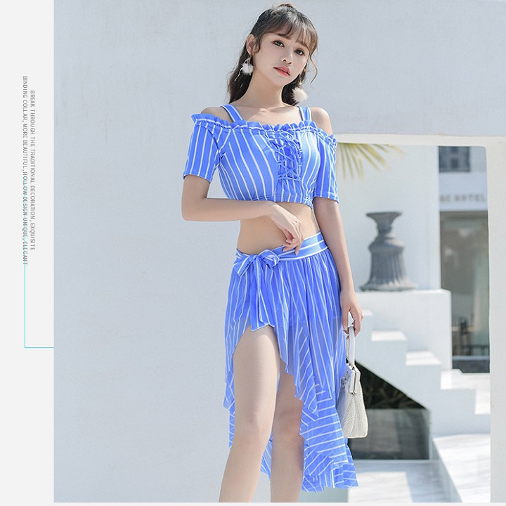 Bộ đồ bơi bikini Bộ bơi 3 món kèm quây đẹp | BigBuy360 - bigbuy360.vn