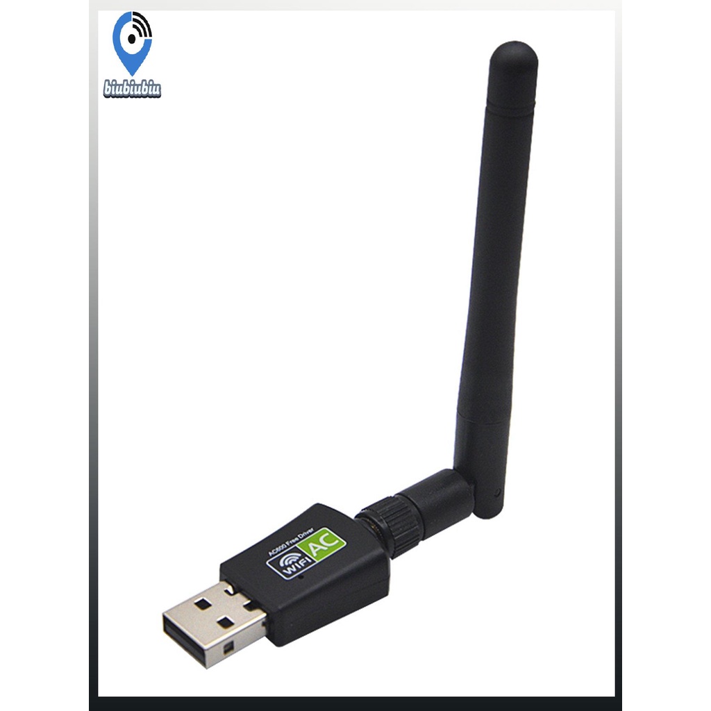 【Hàng sẵn sàng】【cod】USB Wireless Network Card M600L-600M Driver-free Dual Frequency 5GHZ