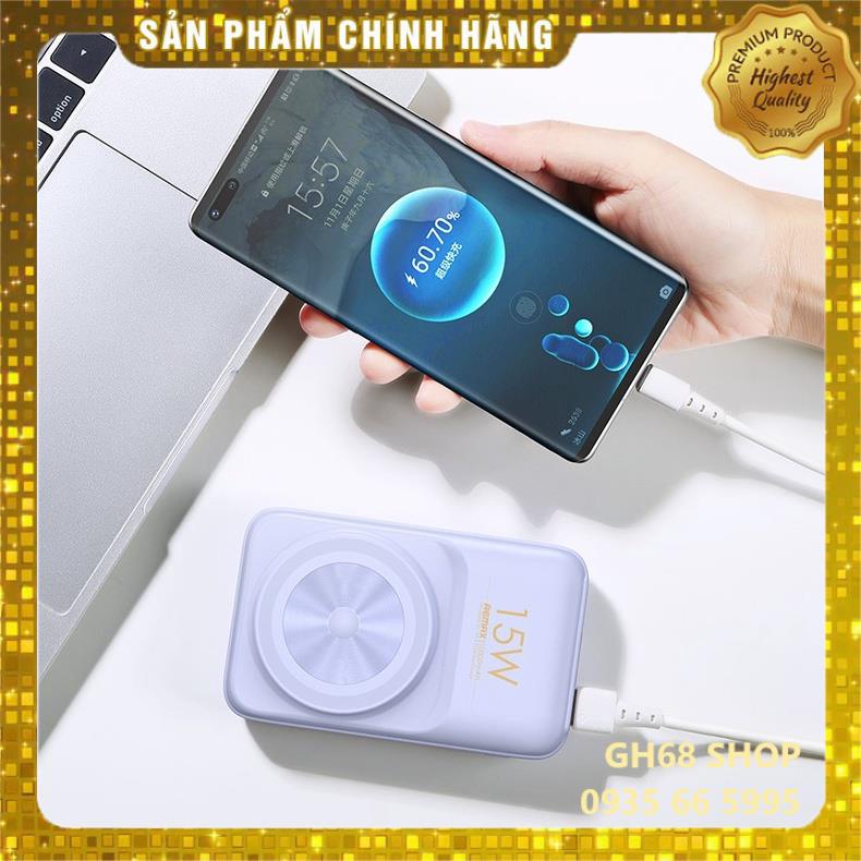 Pin sạc dự phòng sạc nhanh 22.5w Remax Mini RPP-281* 10.000mAh - Sạc Không Dây 15W (Sạc nhanh) BH 12 tháng