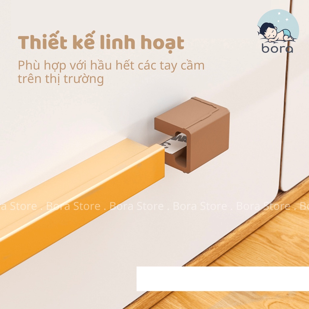 Miếng bọc góc tay cầm silicon chống va đập cho bé