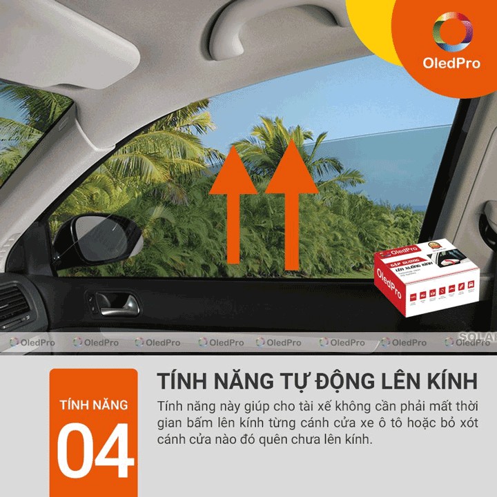 Bộ gập gương lên kính cho xe Toyota Vios (2014 - giữa 2018 & 2019) chính hãng OLEDPRO