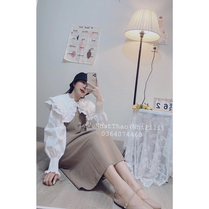 Sét Áo Bèo Mix Yếm Thô Dài