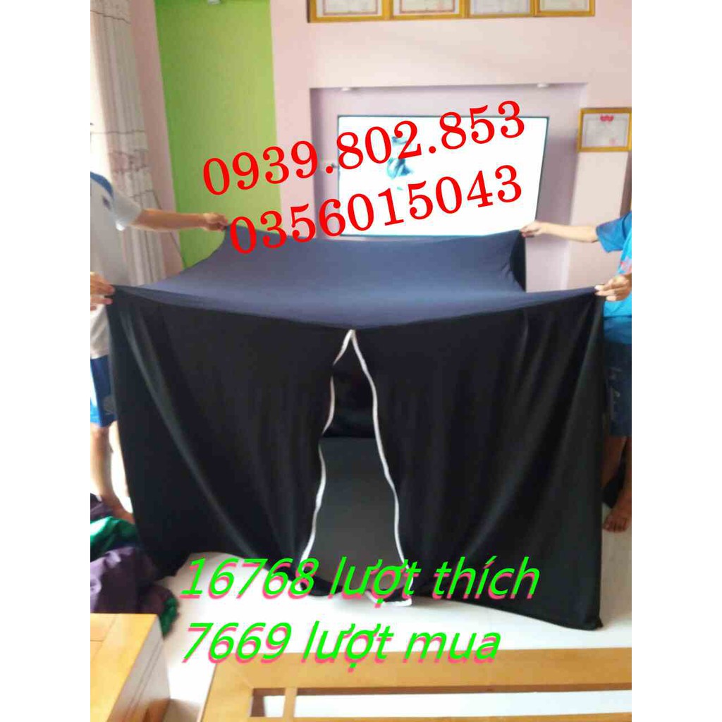 Mùng gà vuông các kích thước có dây kéo tránh mưa + tránh muỗi