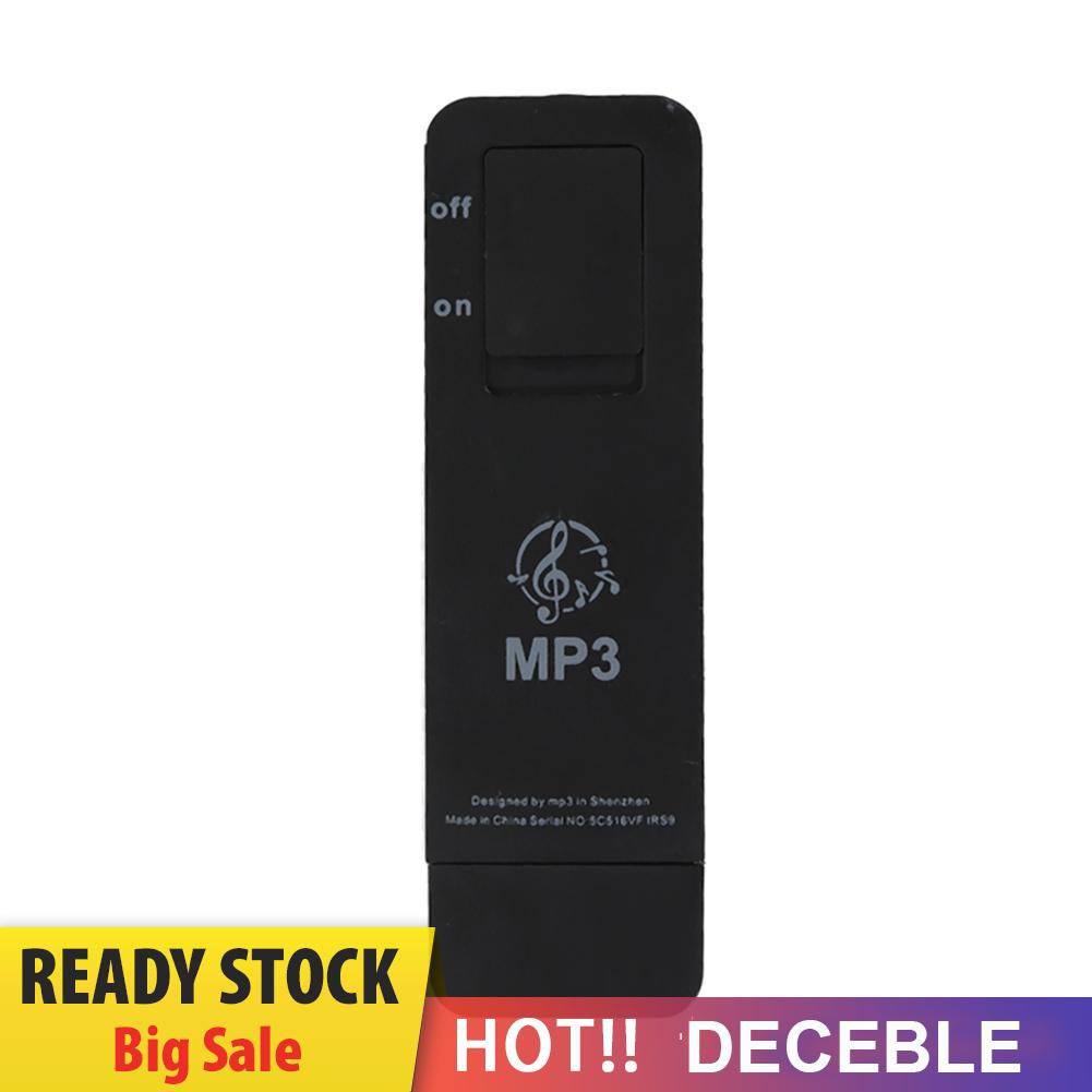 Máy Nghe Nhạc Mp3 Hỗ Trợ Thẻ Nhớ Tf 16gb