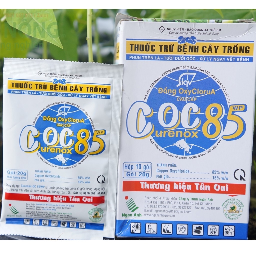 Coc85 (Gói 20g), thuốc trừ bệnh coc 85 WP Bảo vệ cây trồng