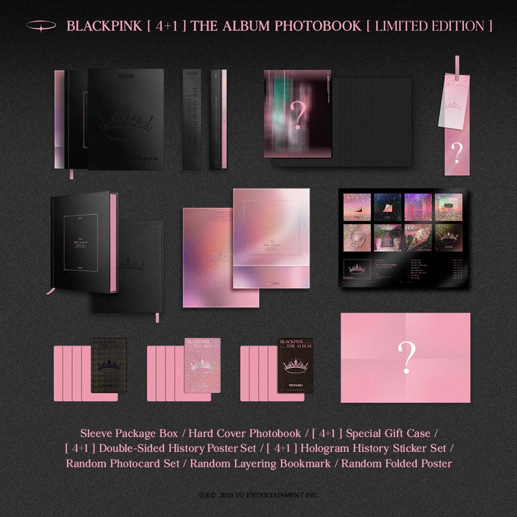 BLACKPINK | 4+1 PTB - Tách lẻ (Hộp ảnh thần tượng)