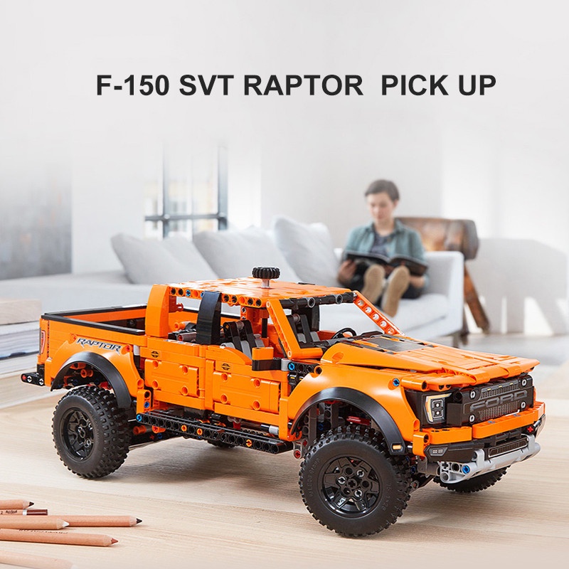 Đồ chơi Lắp ráp mô hình Technic RAPTOR 55355 Ford Raptors F-150 Pickup Truck Racing Car MOC 42126