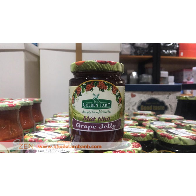 Mứt Nho GoldenFarm 210g