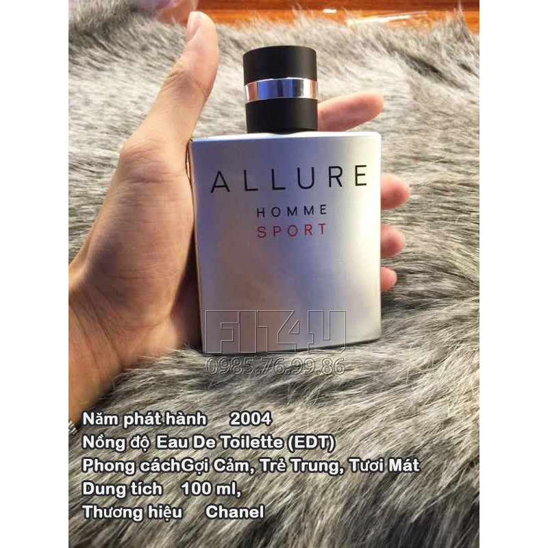 [Chuẩn Auth] Nước hoa Nam Allure Homme Sport 100ml Chính Hãng | BigBuy360 - bigbuy360.vn