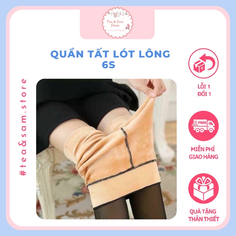 [CHÍNH HÃNG] QUẦN TẤT 3D LÓT LÔNG -SIÊU PHẨM NỨC LÒNG CHỊ EM