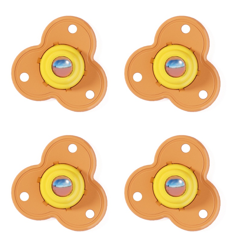 Set 4 Bánh Xe Ròng Rọc Xoay 360 Độ Chuyên Dụng° Bánh Xe Ròng Rọc Bằng Thép Không Gỉ Có Thể Xoay Được Tiện Dụng