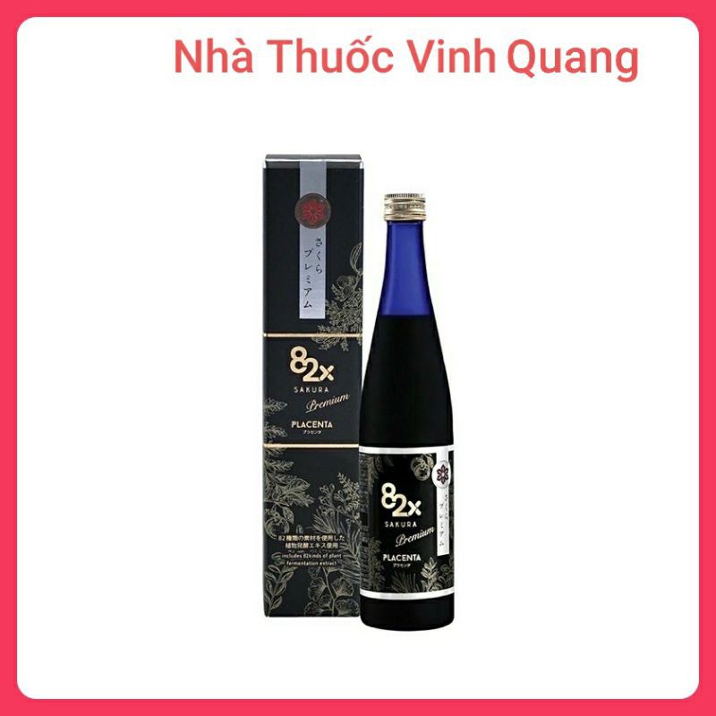 82X Sakura Placenta Premium - Nhau Thai Heo Placenta - Nhập Khẩu Đảm Bảo Chính Hãng Nhật Bản