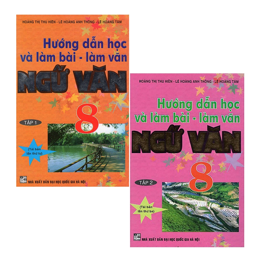 Sách - Combo Hướng Dẫn Học Và Làm Bài Làm Văn Ngữ Văn 8