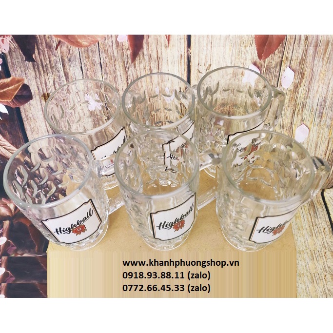 Ly bia thủy tinh 450ml - ly bia thủy tinh