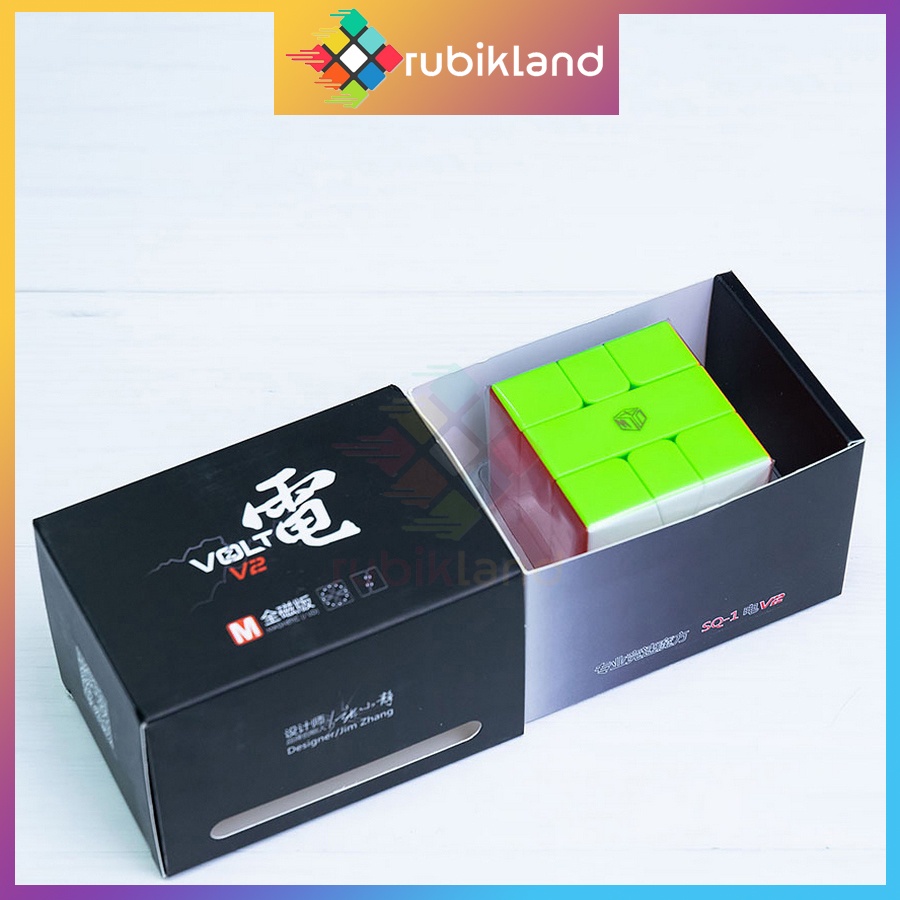 [Fully Magnetic] Rubik QiYi X-Man Volt Square-1 V2 M Rubic Square-1 Nam Châm Dòng Cao Cấp Đồ Chơi Trí Tuệ Trẻ Em