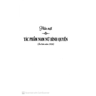 Sách - Nam nữ bình quyền