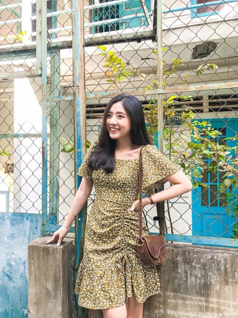 ĐẦM HOA NHÚNG NHẸ 3 MÀU