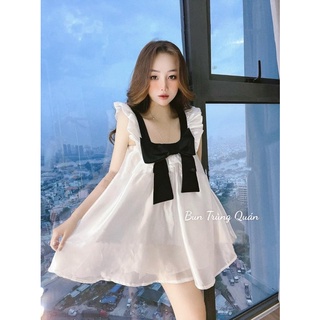 Áo nơ siêu hít hót bên shop còn vào chiếc siêu giá rẻ và còn lẻ size lên shop dọn kho ạ chất liệu tơ loại 1 hàng chính p