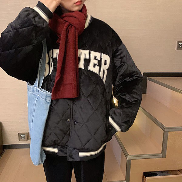 Áo khoác bóng chày thời trang phong cách Hàn Quốc 2020 cho nữ