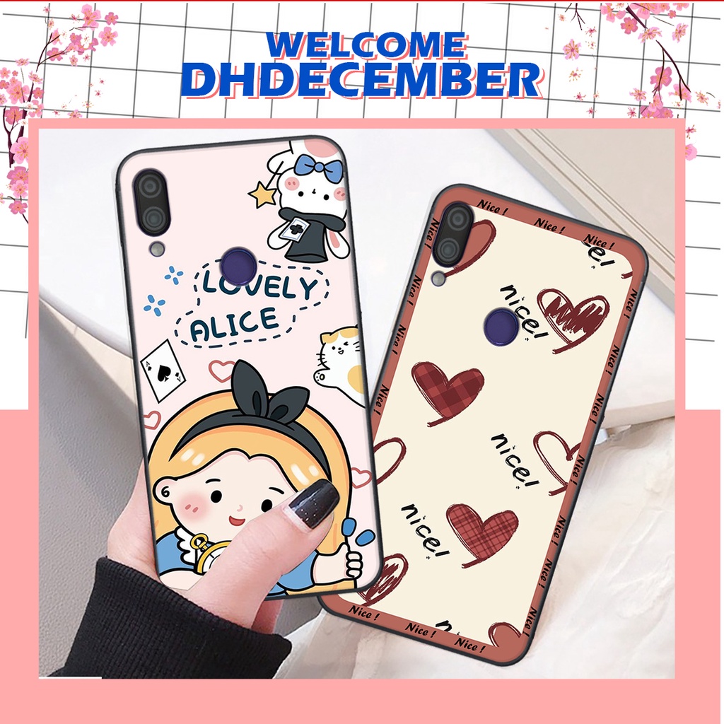 Ốp lưng Xiaomi REDMI 7 / REDMI NOTE 7 in hình nice ,good luck happy ốp xinh viền dẻo đẹp chất