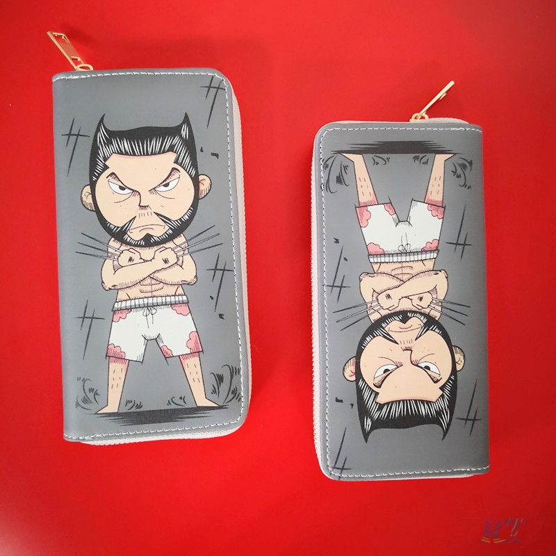 ✨ Ready Stock ✨ ❀ Marvel Ví ❀ Wolverine Logan Howlett PU Wallet Purse Fashion Wallet