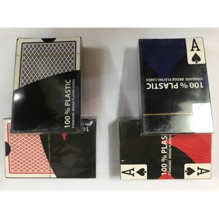 Combo 2 bộ bài nhựa 100% plastic của Mỹ chống trơn, chống nước, chống gập gãy