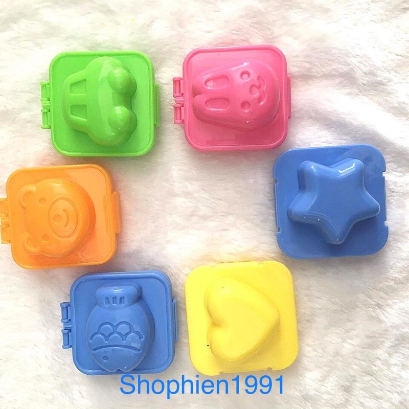 SET 4 Khuôn Tạo Hình Cơm , Trứng ,Làm Bánh Cho Bé Ăn Dặm Ngon Miệng