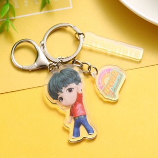 Móc khóa chibi BTS chủ đề Dynamite