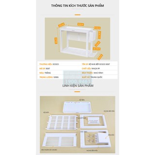 KÊ DỤNG CỤ NHÀ BẾP ECOCO 9267