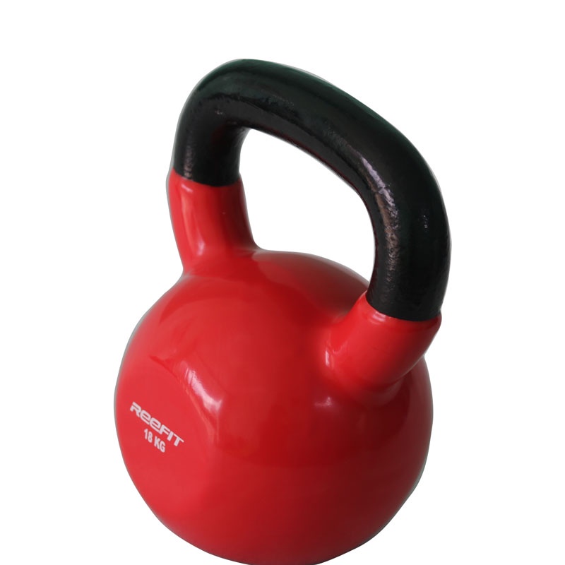 Tạ bình vôi tạ quai xách tạ ấm bọc cao su cao cấp 18kg Reefit Sport