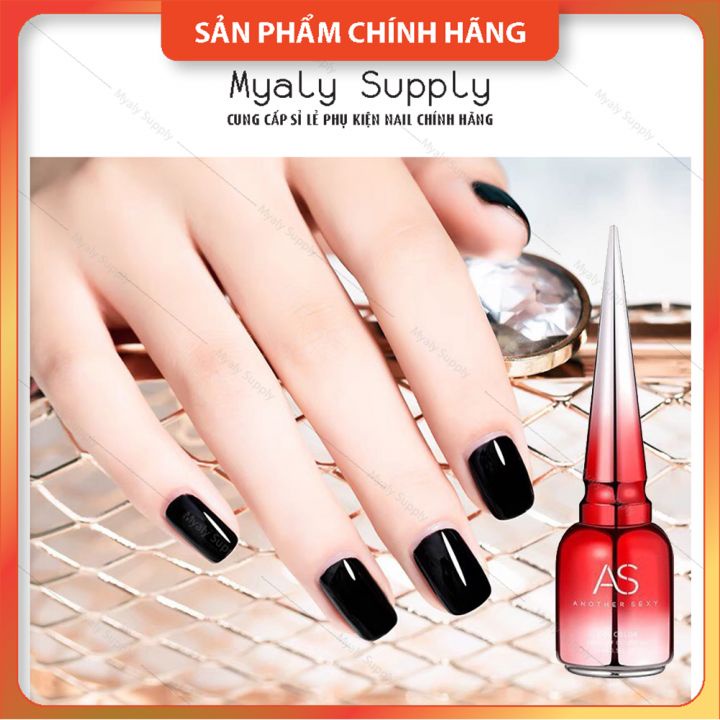 Sơn gel AS Đen Trắng Nước Gạo Cao Cấp