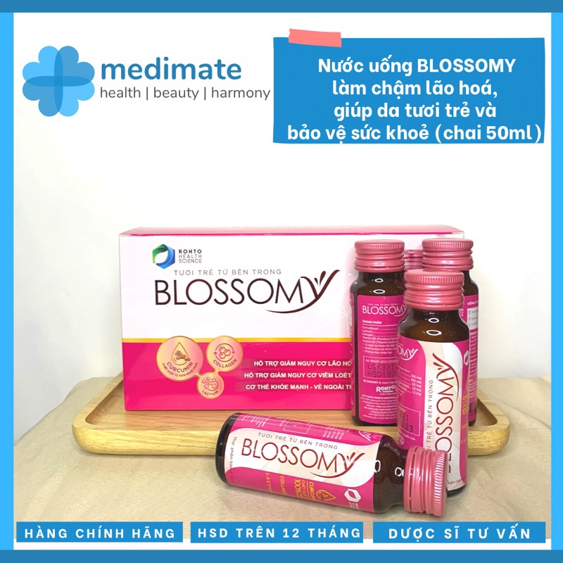 Nước uống Blossomy giảm lão hoá, giúp da tươi trẻ và tăng cường sức khoẻ (chai 50ml)