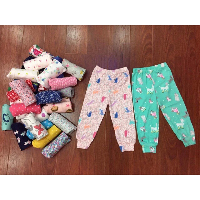 Quần dài cotton bé gái
