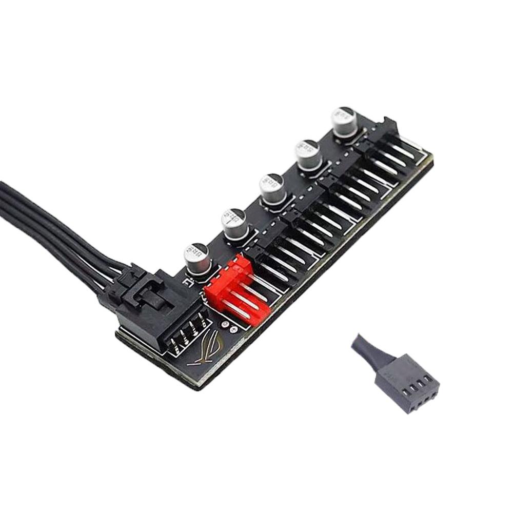 Cáp Quạt Tản Nhiệt Màu Đen 4 Pin PWM Dành Cho Bộ Điều Khiển Tốc Độ Máy Tính PC