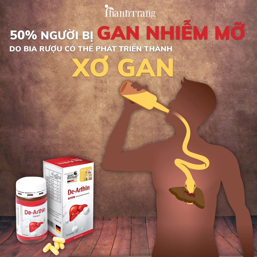 Bổ gan De Arthin hỗ trợ giải độc gan hạ men gan hộp 30 Viên Chính hãng Sanct Bernhard Đức