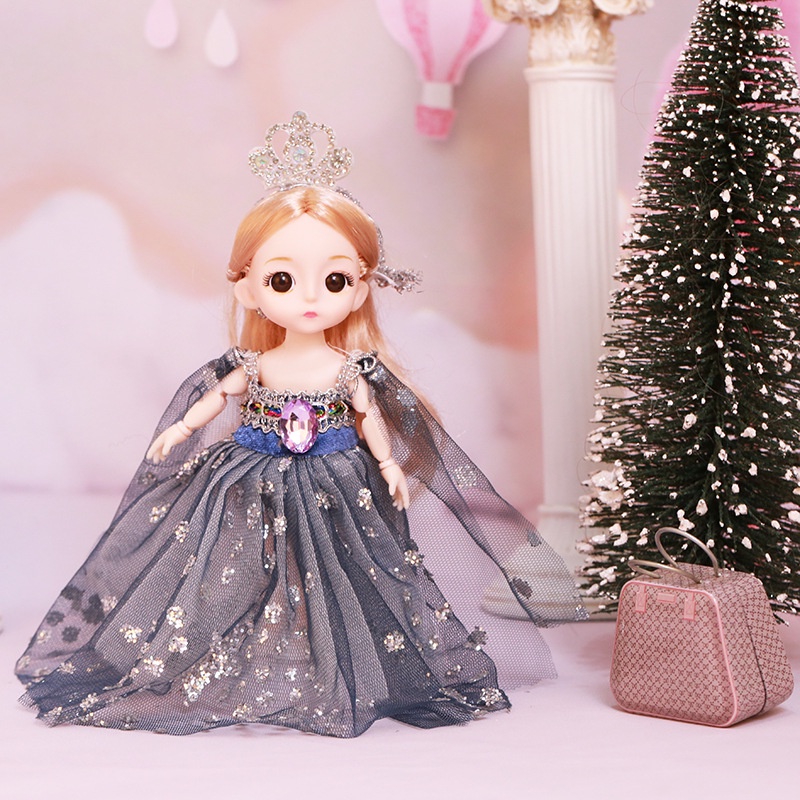 Bộ Búp Bê Công Chúa Đồ Chơi Đáng Yêu Dành Cho Búp Bê 17cm