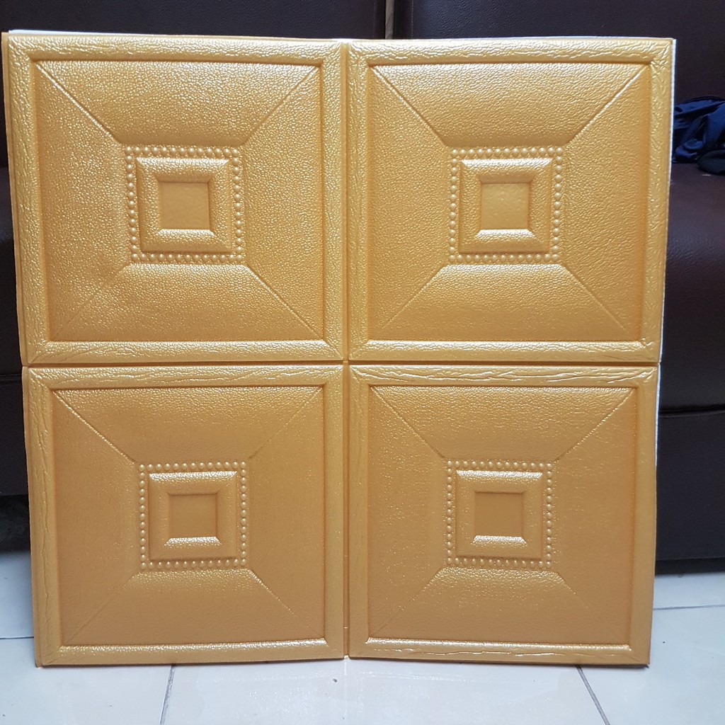 Xốp Dán Tường 3D Giả Da Cao Cấp  👑FREESHIP👑 Loại 1 Khổ Lớn 60 x 60 Cm - Cách âm, Chống thấm, Chống nóng