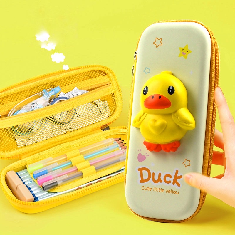 Hộp bút hoạt hình chống dơ chống thấm nước cho học sinh-hộp đựng bút 3d có thú dẻo tại Nguyễn Gia group Quận 5 Cao Đạt:
