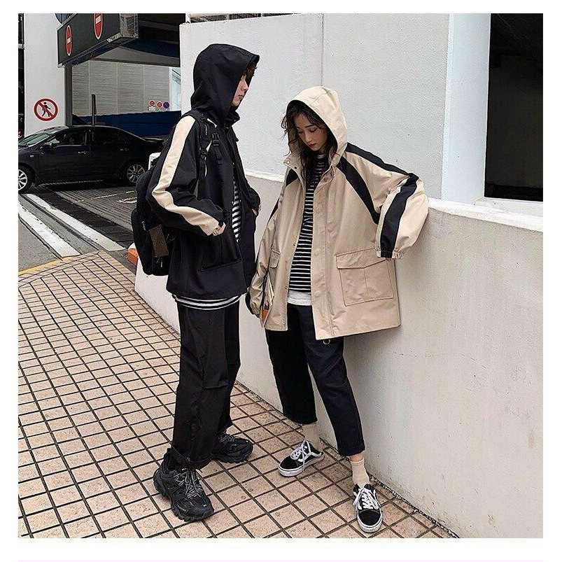 Áo Khoác kaki chống rét dày dặn dành cho cặp đôi couple dáng unisex dành cho nam nữ cao cấp | BigBuy360 - bigbuy360.vn