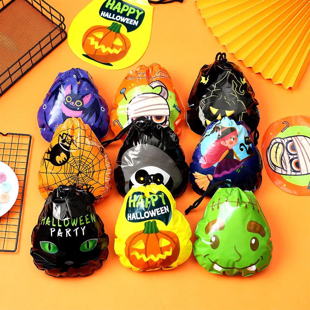 CHOOKEY Túi Đựng Kẹo Halloween Hình Bí Ngô